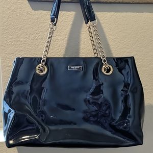 Kate Spade Navy Patent Leather Handbag